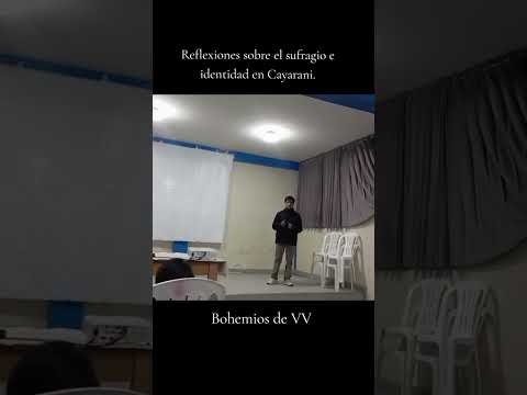 Comentarios _reflexiones sobre el voto. Desarrollado en Arequipa, Condesuyos, Cayarani. 