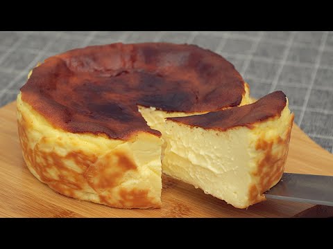 Basque Burnt Cheesecake [Super Creamy & Easy]