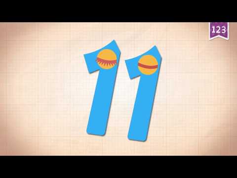 Learn Number Eleven 11 in English & Counting, Math by Endless Alphabet   Kids Educational Video