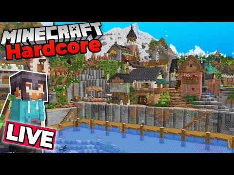 fWhip - BUILDING A CITY in HARDCORE Minecraft 1.19 Survival Let's Play