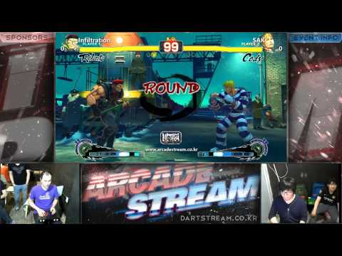 [ArcadeStream USF4] Infiltration vs SAK