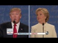 Third Presidential Debate 2016 Clinton Trump On Growing The Economy