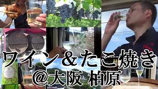 【大阪人、関西人ほとんどが知らない事実…かつて日本一のブドウ栽培面積であった 大阪！！】【塾長の呑んだくれ、大阪のデラウェアの白ワイン、つまみはたこ焼きで！！日本ワインの実力派、カタシモワイナリー】