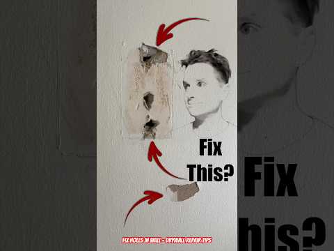Fix Holes in Wall - Drywall Repair Tips 😀 #drywall #repairs #diy #digitalart