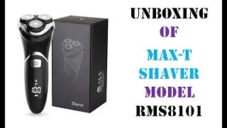 UN-BOXING OF MAX-T SHAVER MODEL: RMS 8101