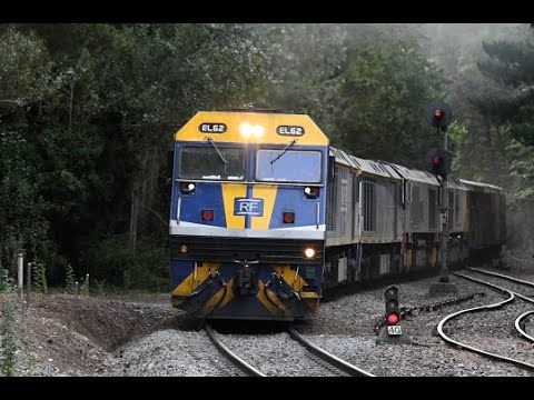 SCT Logistics 5PM9 at Mitcham and Mt Lofty 3 RailFirst EL's and CSR016 Tommy Express CSR005 27/02/22