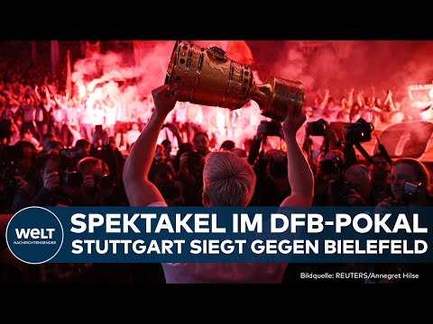 DFB-POKAL: Spannendes Finale! VfB Stuttgart holt Sieg gegen Arminia Bielefeld