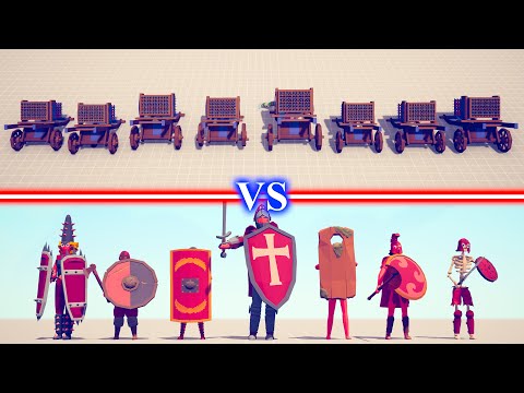 HWACHA Team vs SHIELD Team - Totally Accurate Battle Simulator TABS