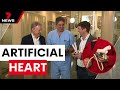 World-first discharge for artificial heart patient | 7NEWS