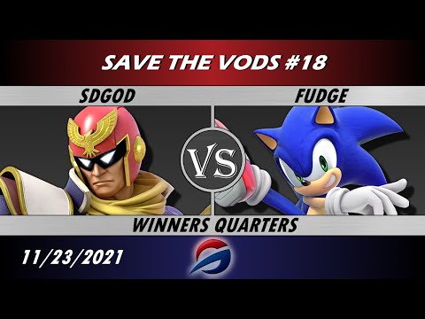 STV #18 - sdgod (Captain Falcon) vs Fudge (Sonic) Winners Quarters - Smash Ultimate
