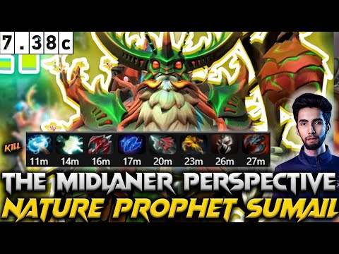 🔥 7.38C - Sumail Nature Prophet Midlaner - Dota 2 Nigma Glaxy vs Virtus.Pro (Gameplay no commentary)