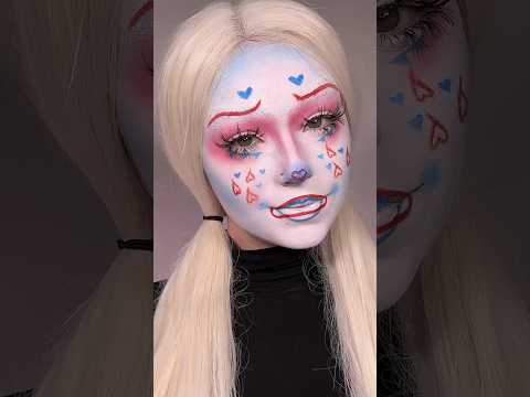 blue and red light clown effect🤡