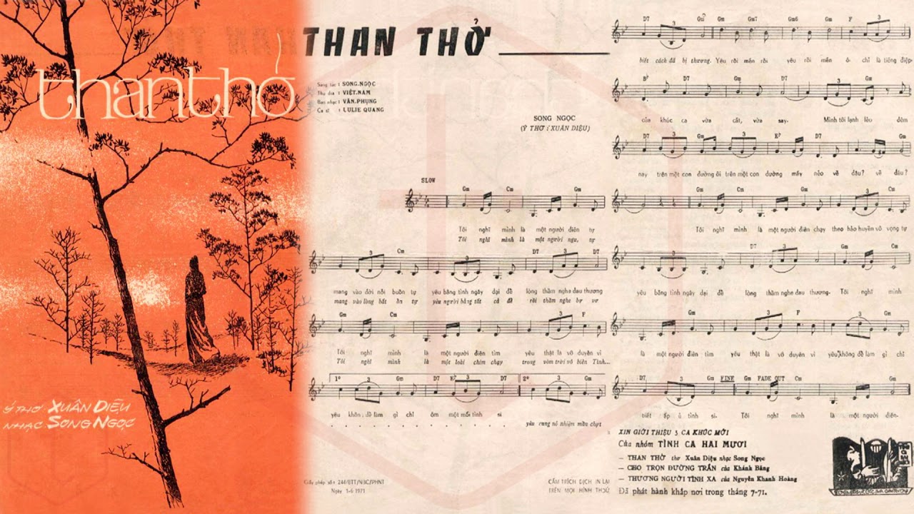 Tờ Nhạc Xưa Trước 1975