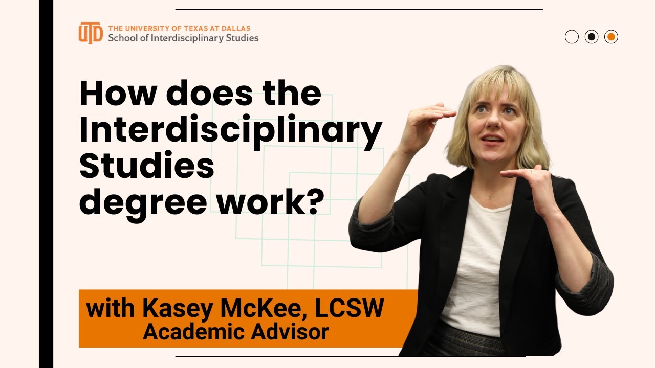 How does the Interdisciplinary Studies degree work?