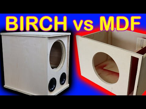 Sie werden nicht glauben, welches Holz sich am besten für Ihr Subwoofer-Gehäuse eignet! Birke vs....