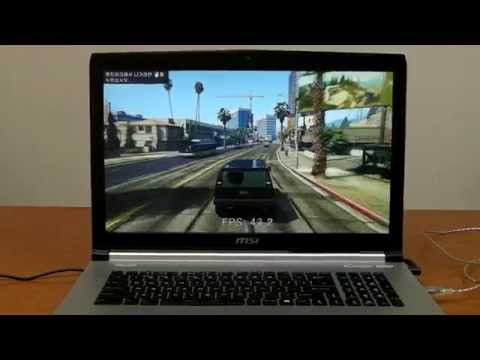 MSI PE70 2QE Prestige 게임 테스트