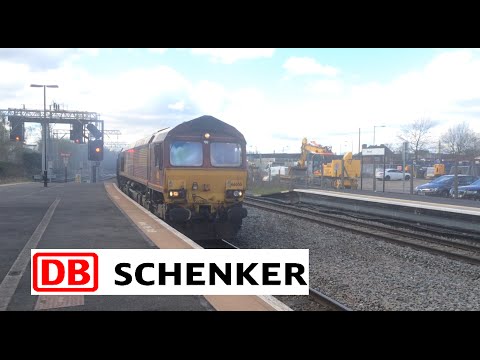 Walsall railway station - DB Schenker - 66055