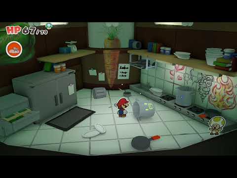 Paper Mario Origami King - Catching All The Little Goomba's In The Restaurant (Quick Tips)