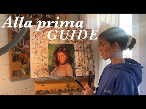 Oil painting Tutorial | How to paint a portrait in one session 