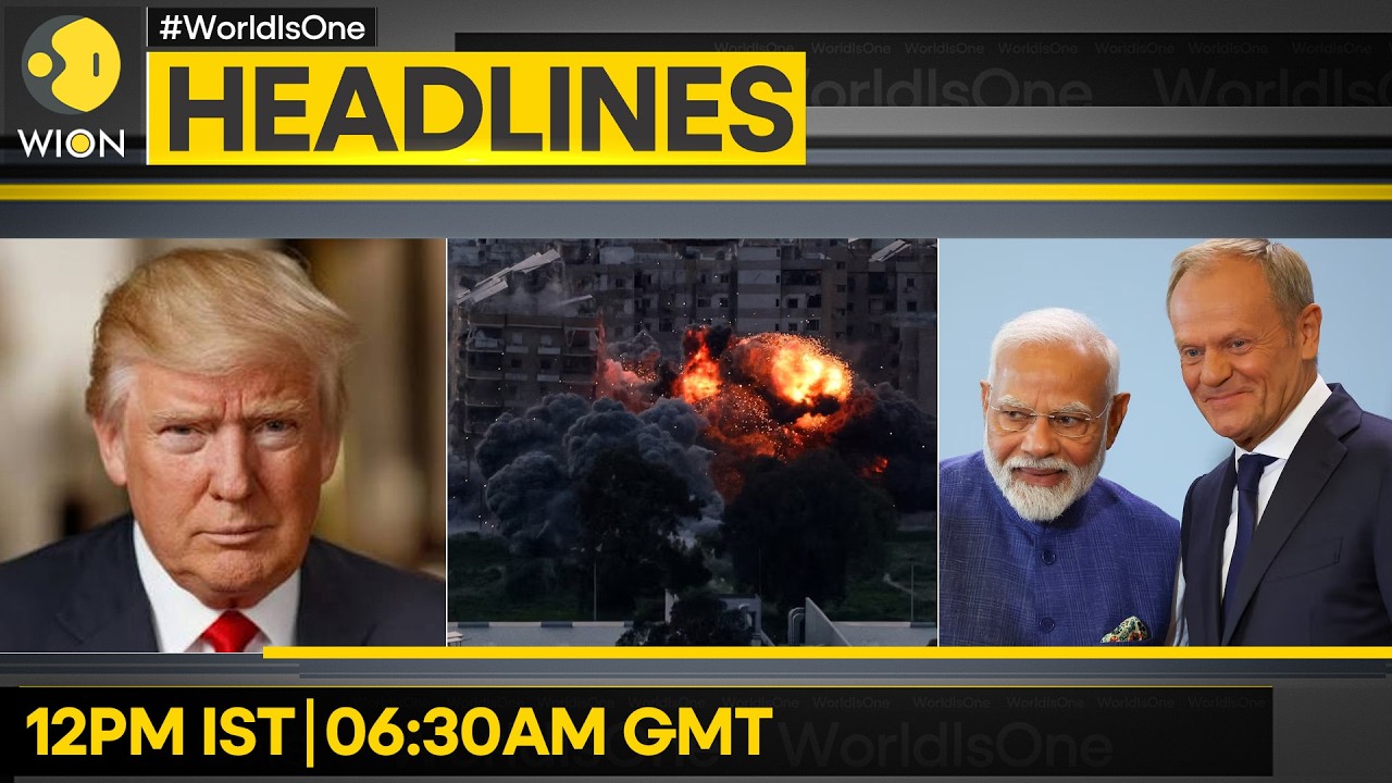 PM Modi Meets Polish PM Tusk | Ukraine: Russian Strikes Kill 7 | WION Headlines