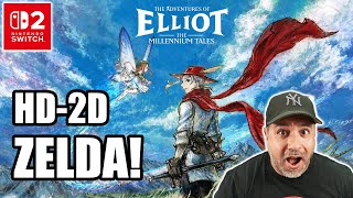 Did Square Enix Make a New HD-2D Zelda Game? | Adventures of Elliot The Millenium Talls Demo Review