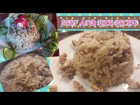 BEEF AND RICE RECIPE #Lutongpinoy alachowking🥰