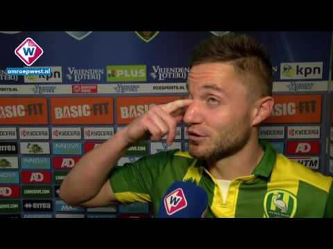 Reactie ADO Den Haag-aanvoerder Aaron Meijers na de winst op FC Groningen