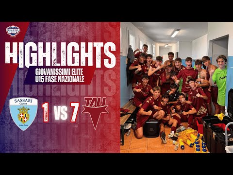 Calcio Giovanissimi Elite U15 Fase Nazionale - Sassari Calcio Latte Dolce-Tau Altopascio - 1-7