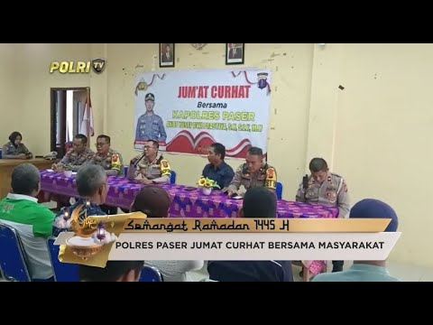 POLRES PASER JUMAT CURHAT TERIMA MASYARAKAT
