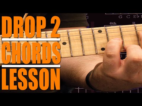Drop 2 Major7 Chord Voicings | Levi Clay | Guitar Lesson Taster