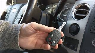Ford F150 HOW TO Program New Key 2009 2010 2011 2012 2013 2014