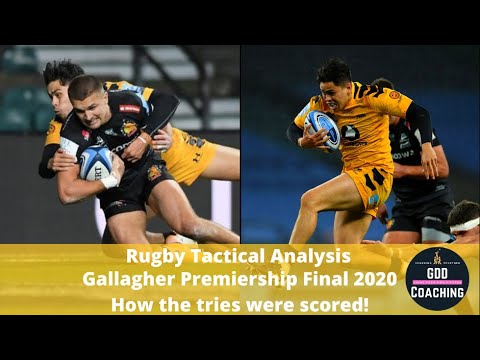 Exeter Chiefs vs Wasps HD | Gallagher Premiership Final 2020 | Try Analysis by GDD Coaching