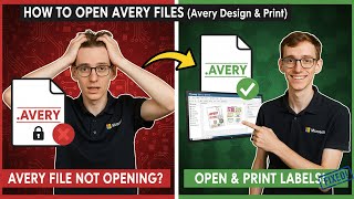 Opening AVERY Files (Avery Design & Print)