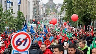 Bélgica: Nueva huelga general y jornada de protestas contra las reformas del Gobierno