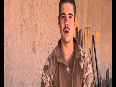 British soldiers speaking Dari