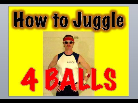 Learn How to Juggle 4 Balls (Tutorial)