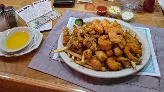 The Liberal Club - Fall River Ma  Fishermans Platter w/ Fried Lobster Tails