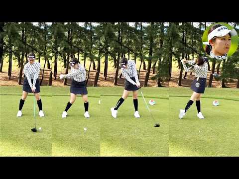 Ami Kondo 近藤あみ プロゴルファー DRIVER SHOT SLOW MOTION !!!