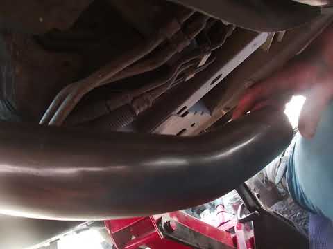 2007 - 2014 Dodge Grand Caravan removal of exhaust and installation.