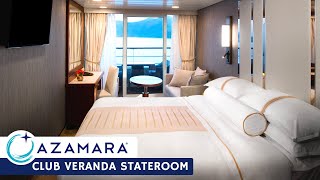 Azamara Quest | Club Veranda Stateroom Full Walkthrough Tour & Review 4K | Azamara Club Cruises