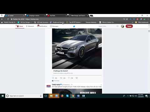 Way to promote your website using twitter ads