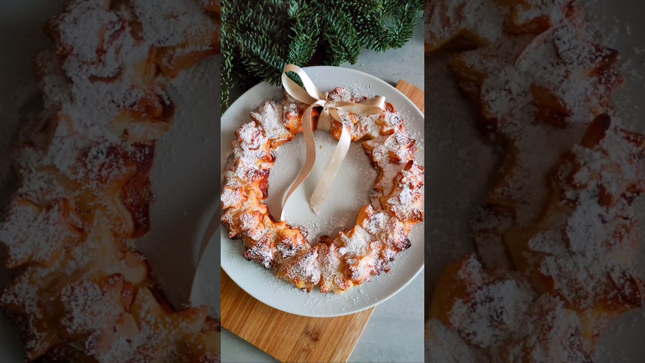 YouTube-Video: Weihnachtskranz mit fruchtiger Marzipanfüllung