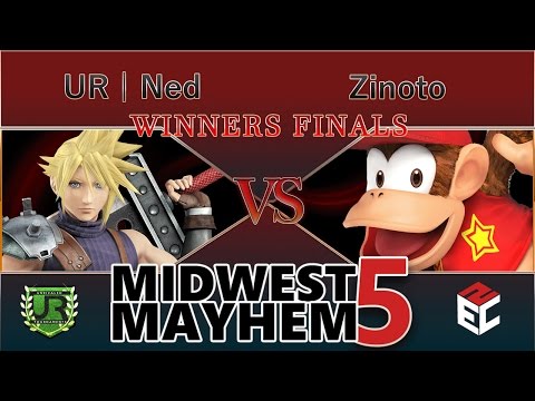 Midwest Mayhem 5 WINNERS FINALS - UR | Ned (Cloud) vs Zinoto (Diddy Kong)