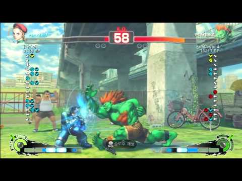 SSF4 Rank Match  jojojoji (CA)  vs  KimLegend (BL)