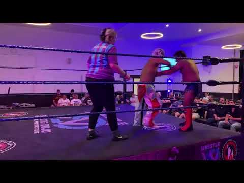 Mitsu Yoshida - Japan vs Shaz Namaste Australia Wrestle Strong Dojo JNR Heavyweight Match Oct 2022