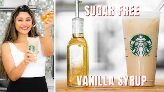 3 Ingredient Starbucks Sugar Free Vanilla Syrup: Sugar Free, Artificial Sweeteners & More!