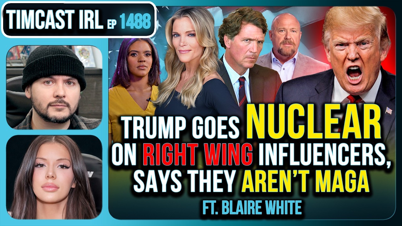 Trump DECLARES WAR On Candace Owens Alex Jones & Others Who Call For His IMPEACHMENT | Timcast IRL