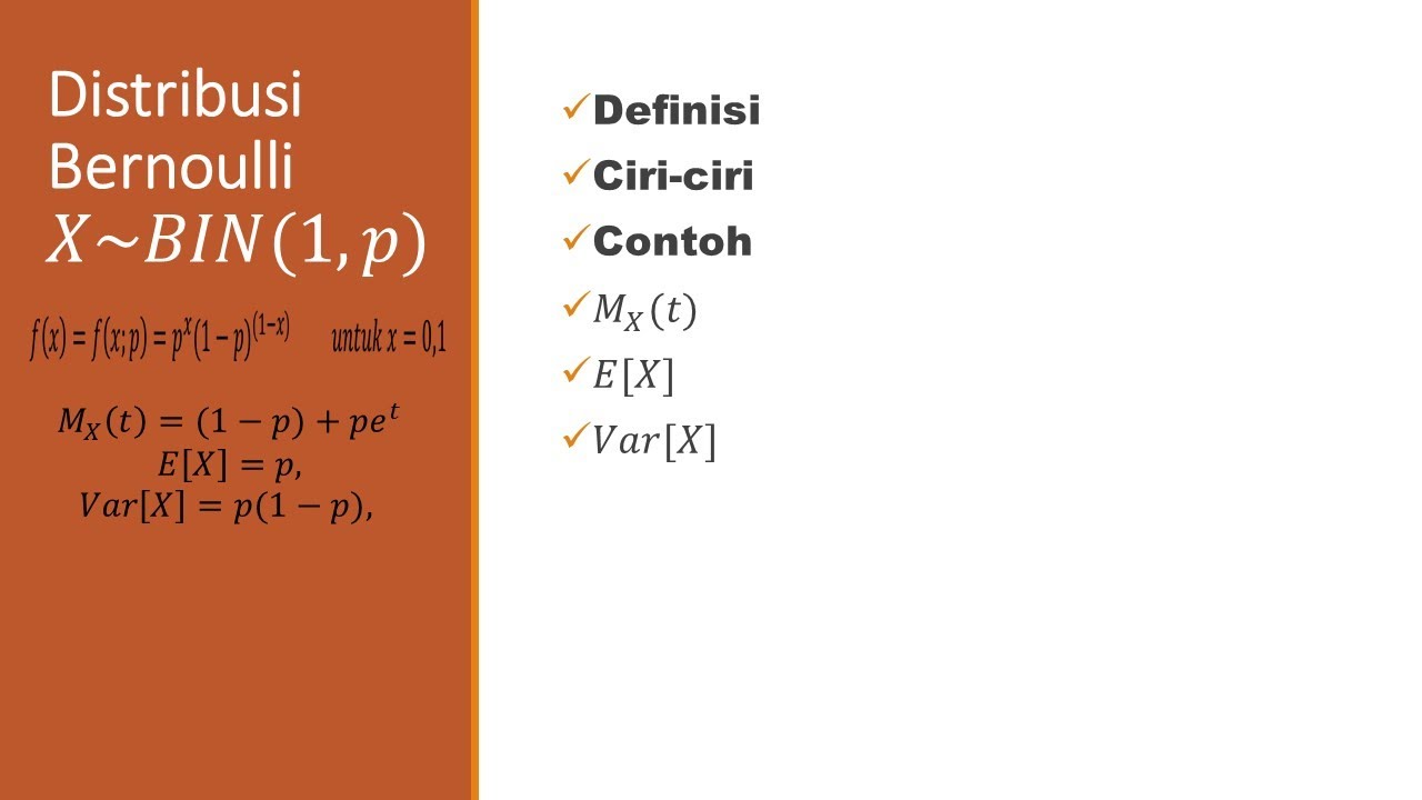 Distribusi Bernoulli