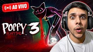 ZERANDO POPPY PLAYTIME 3 AO VIVO... E CONVERSANDO COM VOCÊS !
