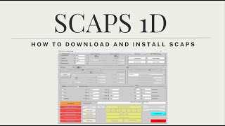 Download lagu 01. Cara MENGUNDUH dan MENGINSTAL SCAPS untuk simulasi Sel Surya mp3